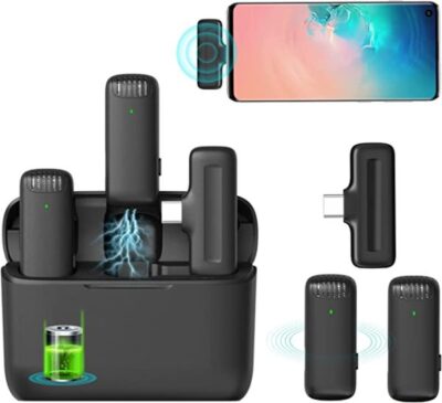Ulanzi J12 Dual Wireless Microphone with Charging Case For Type-C - Image 2