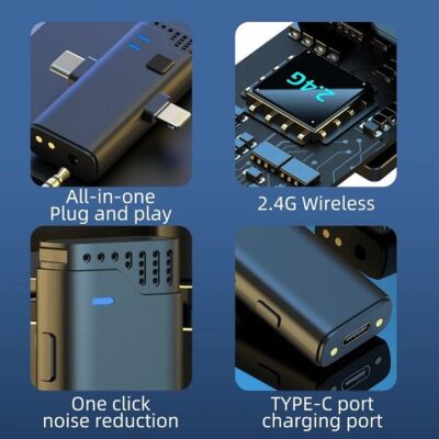 Jmary MW-16 2.4G Wireless Microphone For Mobile & Camera - Image 2
