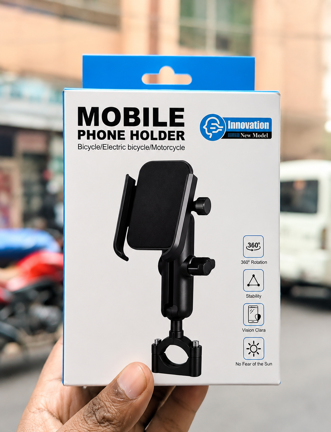Metal-Mobile Holder Phone Mount for Motorcycle bicycle
