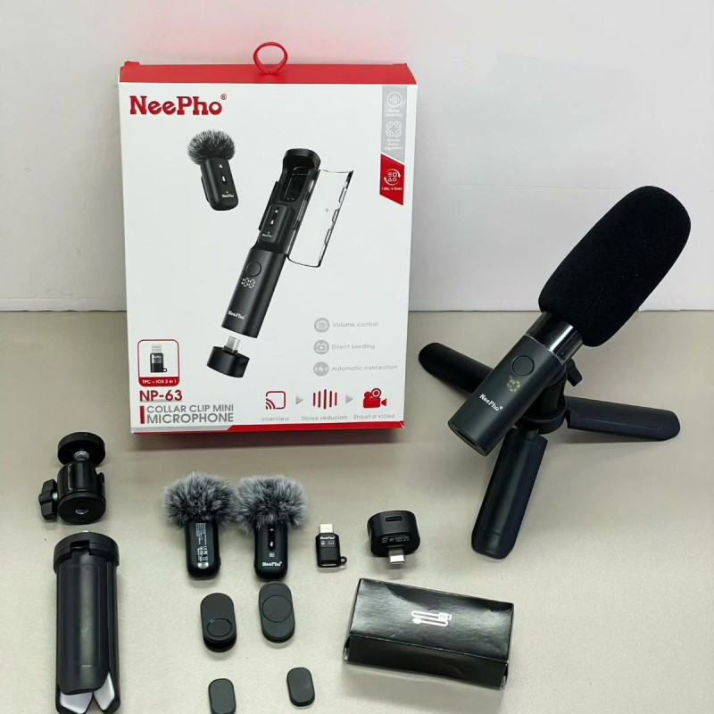 NeePho NP-63 Wireless Lavalier Mircrophone Kit