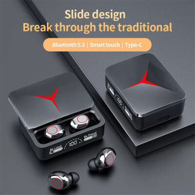 M90 Pro Earbuds TWS Earphone Touch Control Wireless Bluetooth 5.2 Headphone with Enviroment Noice Cancellation - Image 3