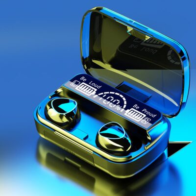 M10 TWS wireless bluetooth headset with breathing light touch control digital display panel version 5.1 - Image 4