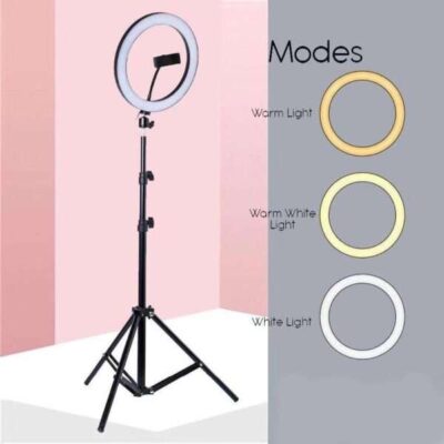Ring Light Tripod SET for Studio-YouTuber-TikToker (10 Inch ) - Image 2