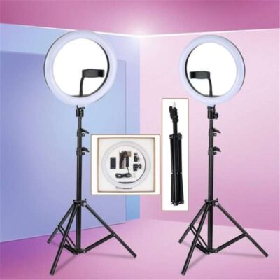 Ring Light Tripod SET for Studio-YouTuber-TikToker (10 Inch ) - Image 5