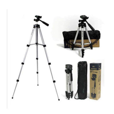 TRIPOD 330A Professional Aluminum Camera Phone Stand With Phone Holder - Image 4