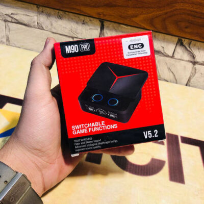 M90 Pro Earbuds TWS Earphone Touch Control Wireless Bluetooth 5.2 Headphone with Enviroment Noice Cancellation