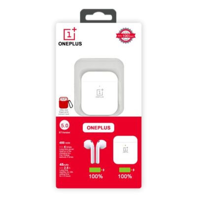 Oneplus AirBuds TWS BT Version 5.0 450mAh long lasting Battery - Bluetooth Headphone
