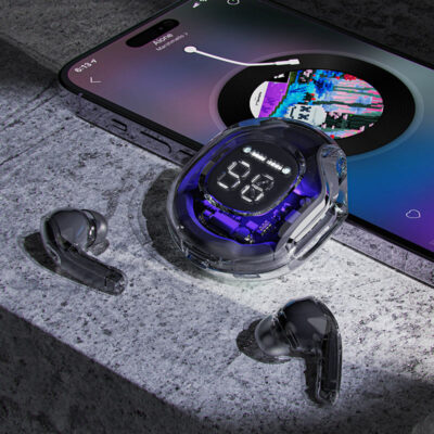 Ultrapods Pro True Wireless Earbuds with Display Transparent Design, Bluetooth 5.3 Water Proof - Image 6