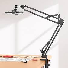 🔴 Overhead ভিডিও স্ট্যান্ড ও ফোন হোল্ডার 🔴 Overhead Video Stand Phone Holder: Perfect for Streaming and Baking with a Built-in Microphone Holder