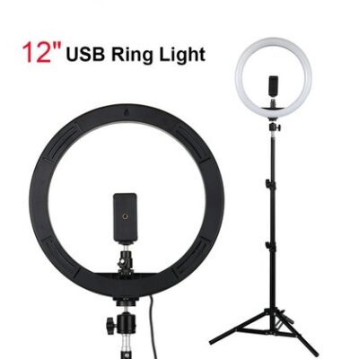 12 Inch Selfie Ring Light With Tripod Stand - Image 4