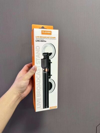 Plokama K9 Pro Double LED Selfie Stick Tripod - Image 3