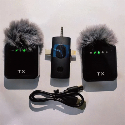 F11 2:1 Wireless Microphone For IPhone , Android and Camera - Image 3